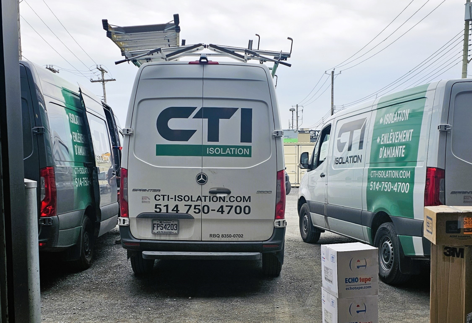 Calorifugeur avec camion Montréal